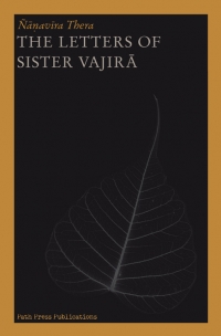 The Letters of Sister VajirÄ - cover